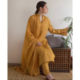 Mohe Musterd - 3-Piece Khaddar Suit